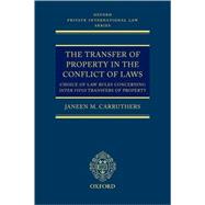 The Transfer of Property in the Conflict of Laws Choice of Law Rules concerning Inter Vivos Transfer
