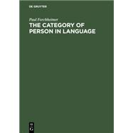 The Category of Person in Language