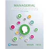 MyLab Accounting with Pearson eText -- Access Card -- for Managerial Accounting