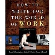 Cengage Advantage Books: How to Write for the World of Work