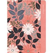 KJV Large Print Compact Reference Bible, Pink Floral LeatherTouch, Zipper Edition