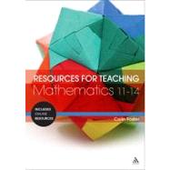 Resources for Teaching Mathematics: 11-14