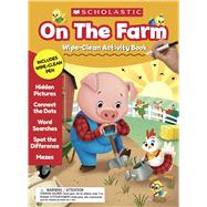 Scholastic 978-1-338-57235-3 On the Farm Wipe-Clean Activity Book
