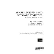 Applied Business & Economics Statistics