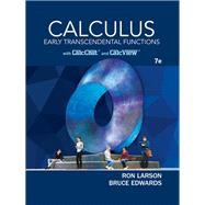 Student Solutions Manual for Larson/Edwards' Calculus of a Single Variable: Early Transcendental Functions, 2nd