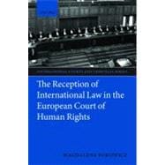 The Reception of International Law in the European Court of Human Rights