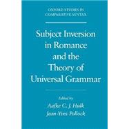 Subject Inversion in Romance and the Theory of Universal Grammar