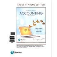 Horngren's Accounting, Student Value Edition Plus MyLab Accounting with Pearson eText -- Access Card Package