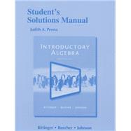 Student's Solutions Manual for Introductory Algebra