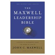 NIV, Maxwell Leadership Bible, 3rd Edition, Leathersoft, Black, Comfort Print