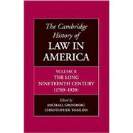 The Cambridge History of Law in America