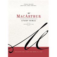 NKJV MacArthur Study Bible, Comfort Print--soft leather-look, Brown