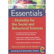 Essentials of Statistics for the Social and Behavioral Sciences with Essentials of Research Design a