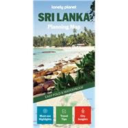 Lonely Planet Sri Lanka Planning Map Durable, Waterproof, Easy-Fold Travel Map with Attractions, Iti