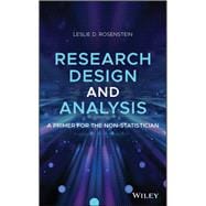 Research Design and Analysis A Primer for the Non-Statistician
