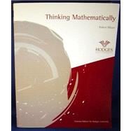 Thinking Mathematically (Custom Edition for Hodges University)