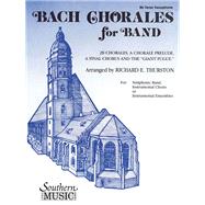 Bach Chorales for Band B-Flat Tenor Saxophone