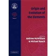 Origin and Evolution of the Elements