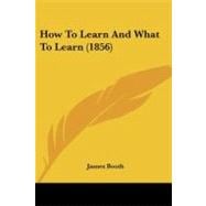How to Learn and What to Learn