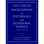 The Corsini Encyclopedia of Psychology and Behavioral Science, 4 Volume Set