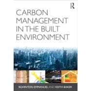 Carbon Management in the Built Environment