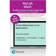 MyLab Math with Pearson eText -- 18 Week Standalone Access Card -- for Finite Mathematics with Applications