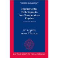 Experimental Techniques in Low-Temperature Physics