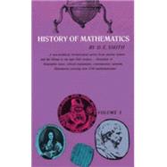 History of Mathematics, Vol. I