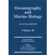 Oceanography and Marine Biology, An Annual Review, Volume 40: An Annual Review: Volume 40