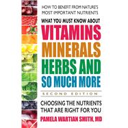 What You Must Know About Vitamins Minerals Herbs and So Much More