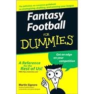 Fantasy Football For Dummies