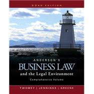 9781305575080 Anderson S Business Law And Knetbooks