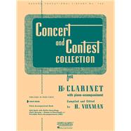 Concert and Contest Collection for Bb Clarinet Solo Book Only