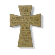 For God So Loved the World Resin Cross