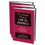 The Cambridge History of Law in America
