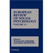 European Review of Social Psychology, Volume 11
