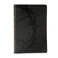 KJV Large Print Personal Size Reference Bible, Charcoal Leathertouch Imitation Leather, Indexed