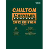 Chilton Chrysler Service Manuals 2012 Edition Vol 1   2