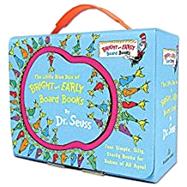 The Little Blue Boxed Set of 4 Bright and Early Board Books Hop on Pop; Oh, the Thinks You Can Think