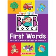 My First Bob Books - First Words Board Book with Touch-and-Feel Picture Cards Up to Age 3 (Reading