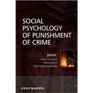 Social Psychology of Punishment of Crime