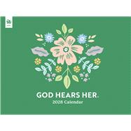 God Hears Her 2028 Inspirational Wall Calendar
