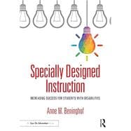 SPECIALLY DESIGNED INSTRUCTION