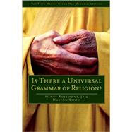 Is There a Universal Grammar of Religion?