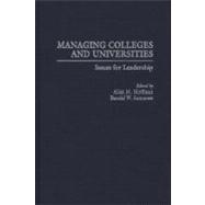 Managing Colleges and Universities