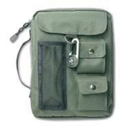 Compass Bible Cover Olive Green Medium