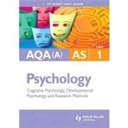 Cognitive Psychology, Developmental Psychology & Research Methods