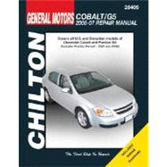 Chilton General Motors Cobalt  Pontiac G5 2005 2007 Repair Manual