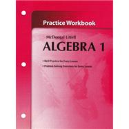 Algebra 1 Practice Workbook: Holt Mcdougal Larson Algebra