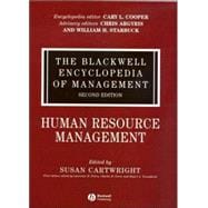 The Blackwell Encyclopedia of Management, Human Resource Management